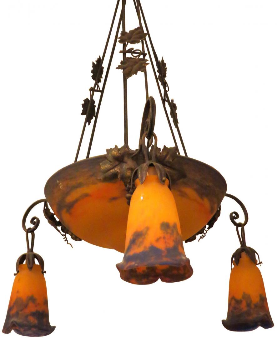 Ceiling lights with glass shades